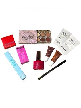 10 Pc Beauty Bundle - Full Size, Travel - Summer Fridays WINGME Kylie Ace Beauté